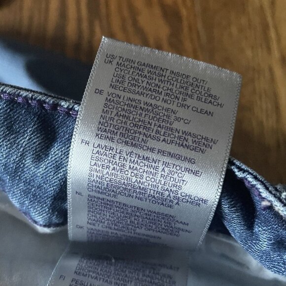 NYDJ Wmn Plus 24W Blue Med Wash Lift Tuck Technology Straight Leg Ankle Jeans - Picture 11 of 12